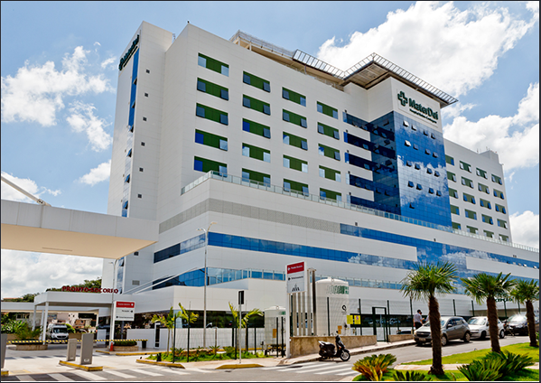 Fachada do Hospital Mater Dei Betim
