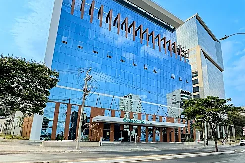 Fachada do Hospital Mater Dei Nova Lima